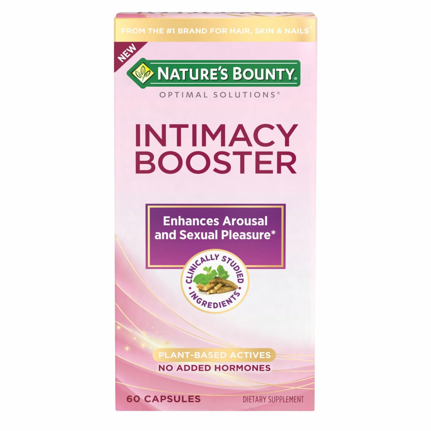 Nature's Bounty Optimal Solutions Intimacy Booster, Clinically Shown to Enhance