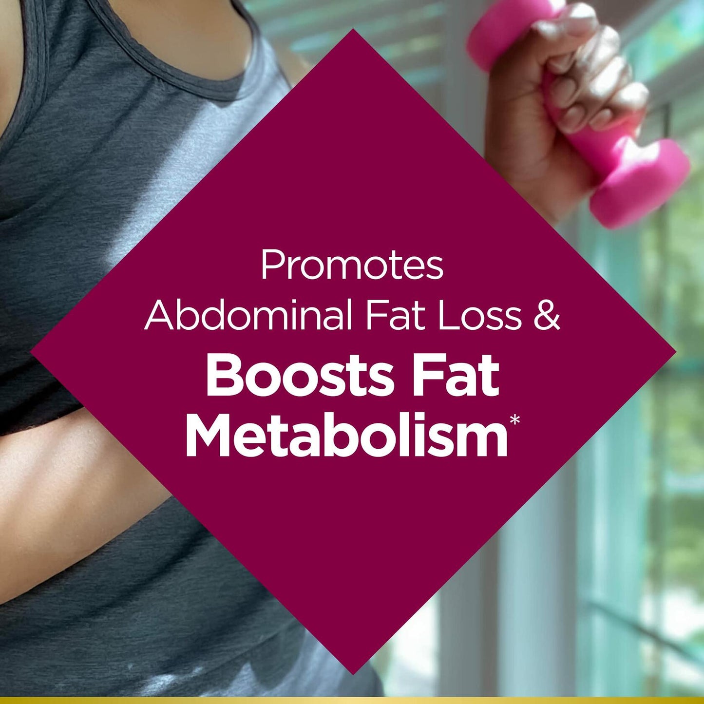 Nature's Bounty Optimal Solutions Metabolism Booster Supplement, Boosts Fat