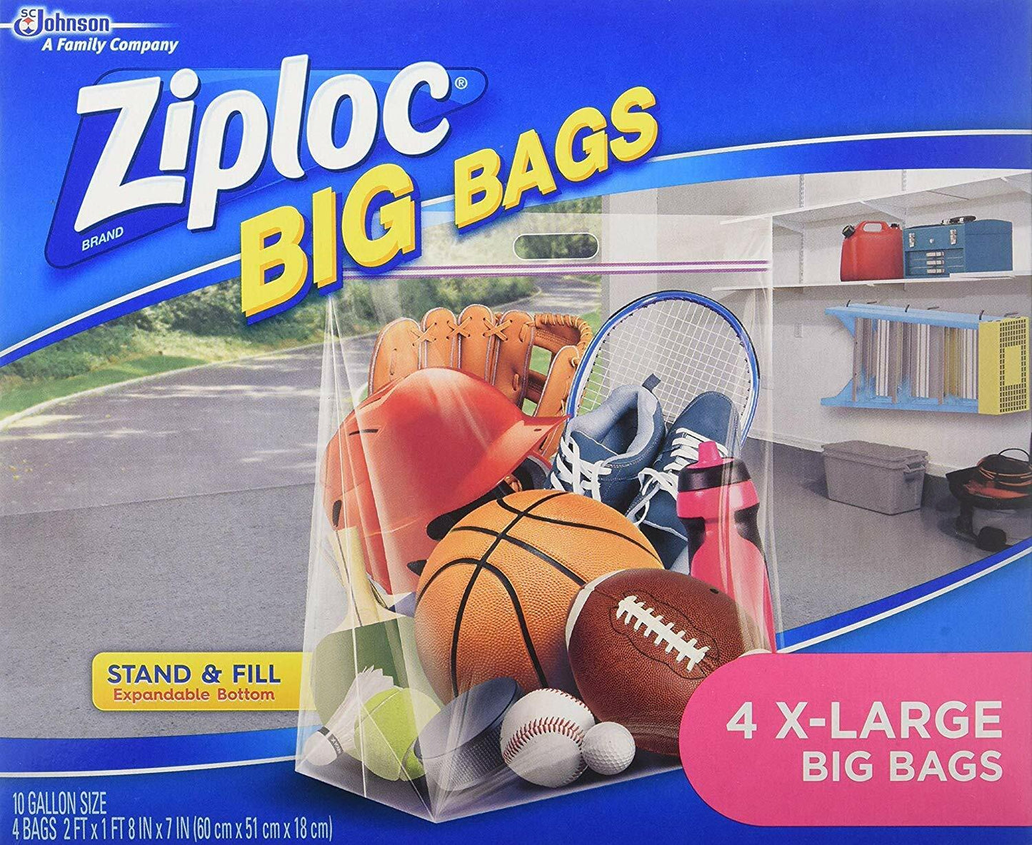 Ziploc Big Bag XL (4 Bags)