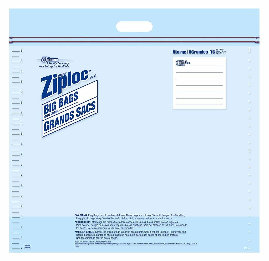 Ziploc Big Bag XL (4 Bags)