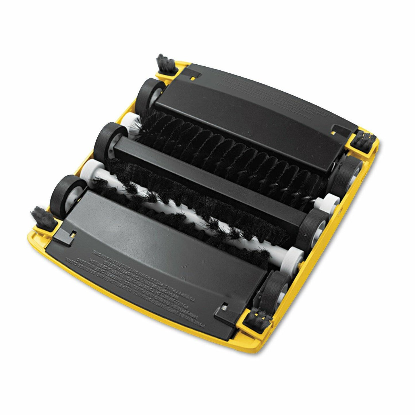 Rubbermaid Commercial Products Executive Series 7.5" Dual-Action Bristle Mechanical Sweeper, Cordless, Black, Collects Dust, Dirt, and Debris from Hard Floors and Carpet
