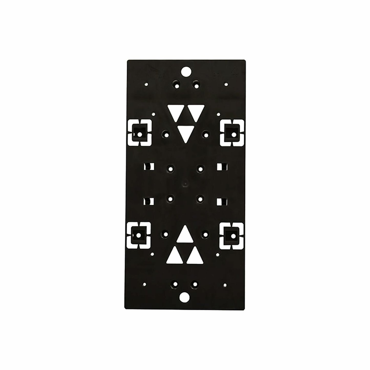 Architectural Mailboxes PLMB06AM Plastic Bracket Mailbox Mounting Board, Black