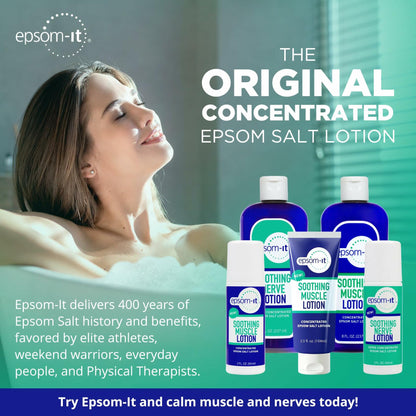 Epsom-It Soothing Muscle Lotion - Roll On Epsom Salt Lotion with Arnica for