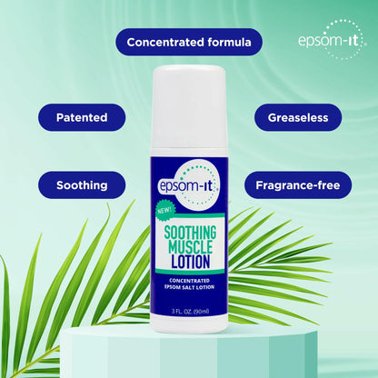 Epsom-It Soothing Muscle Lotion - Roll On Epsom Salt Lotion with Arnica for