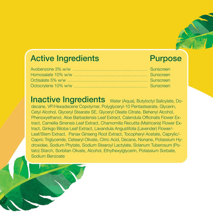 Alba Botanica Hawaiian Aloe Vera Sunscreen Lotion, Broad Spectrum SPF 15, Water Resistant and Biodegradable, 3 oz