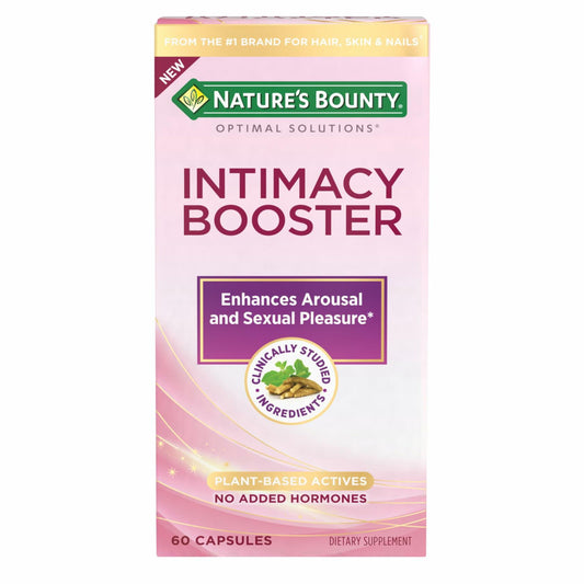Nature's Bounty Optimal Solutions Intimacy Booster, Clinically Shown to Enhance