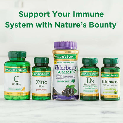 Nature's Bounty Vitamin C, Orange, 80 Count
