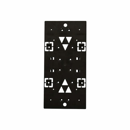 Architectural Mailboxes PLMB06AM Plastic Bracket Mailbox Mounting Board, Black