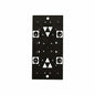 Architectural Mailboxes PLMB06AM Plastic Bracket Mailbox Mounting Board, Black